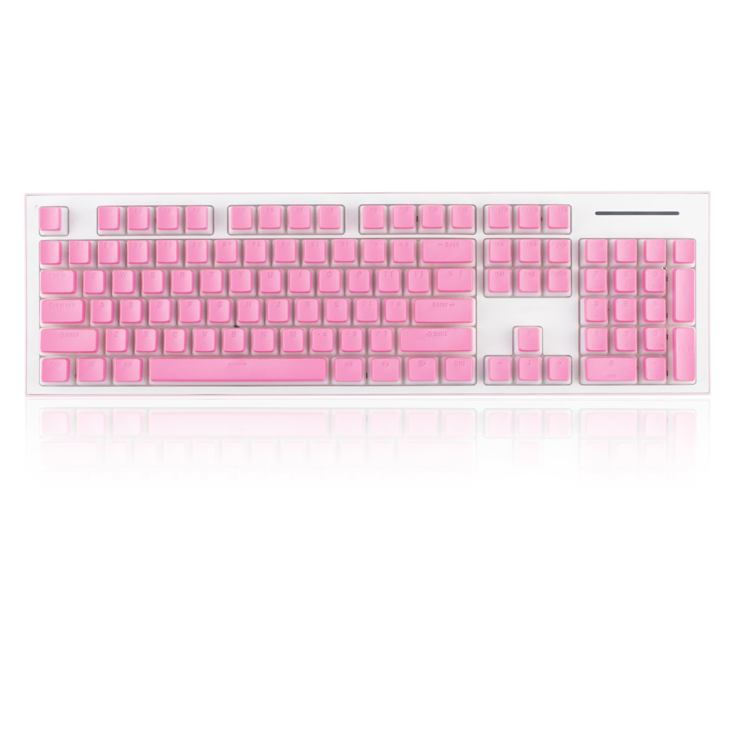 2464661585.jpg Klaviatuuriga klahvikapslid Kuninglik Kludge Pink PBT OEM 129 pudding - Image 1