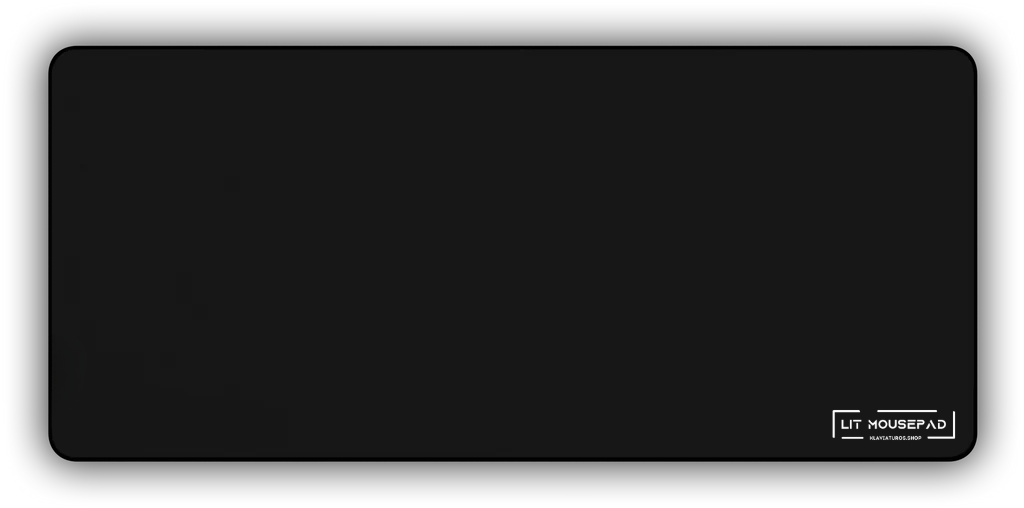 Klaviaturos.shop Pelės kilimėlis LIT hiirematt Juodas Hiirematt "LIT hiirematt" (must) - Image 1