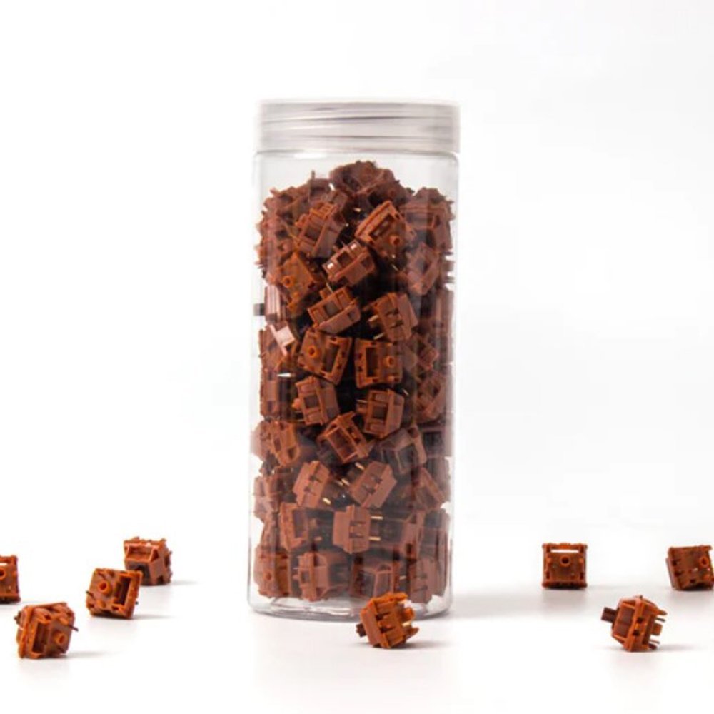 07a6e5f5d961c4c7d6f8e60c885cebeb Klaviatuurilülitid Keychron Gateron Cap V2 kuldpruun (110 tk) - Image 1