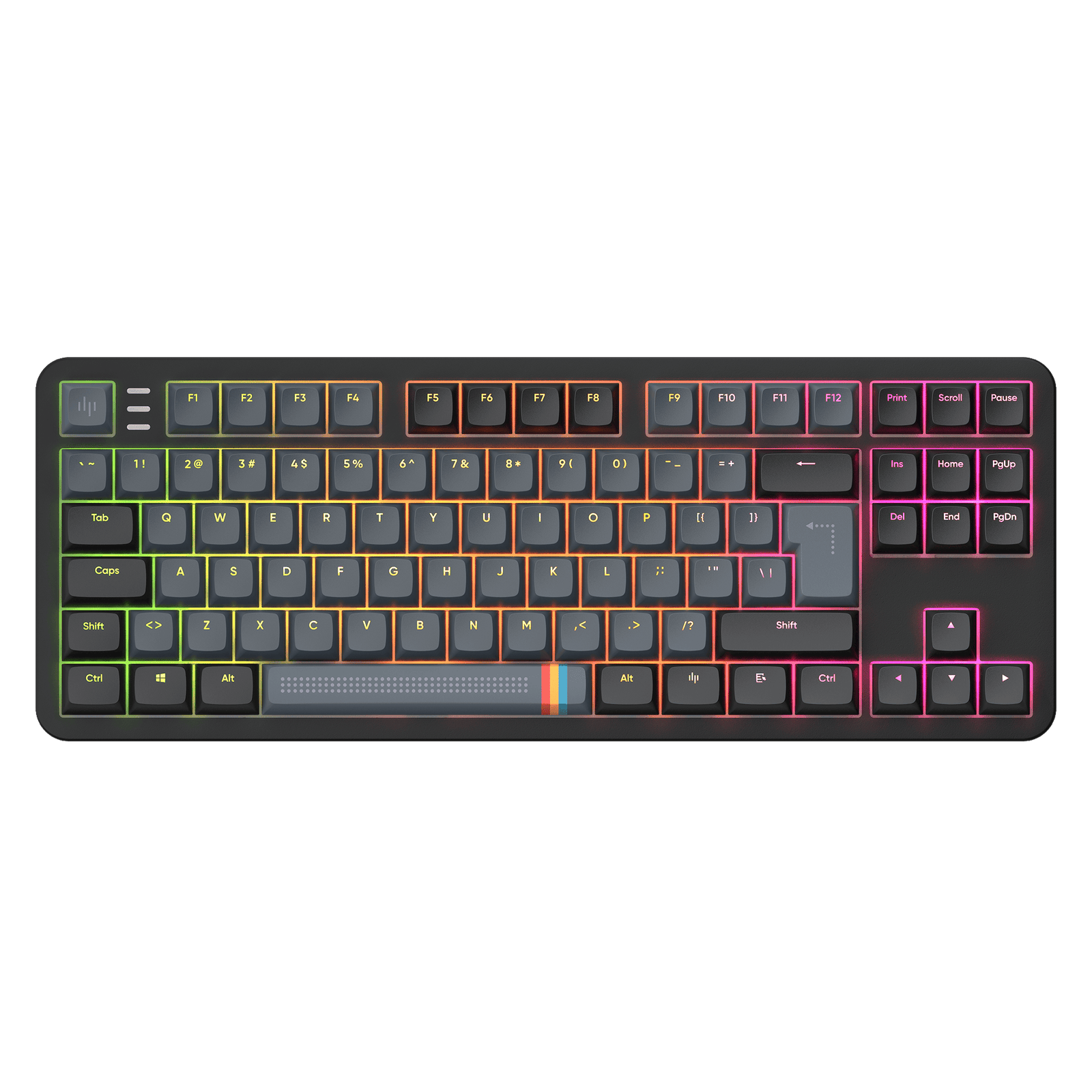 0_9712_4c6d65f7d9e353e11a2aeea982dc6653 Klaviatūra Pime projekt ALU87A (kesköö) ISO-paigutus - Image 1