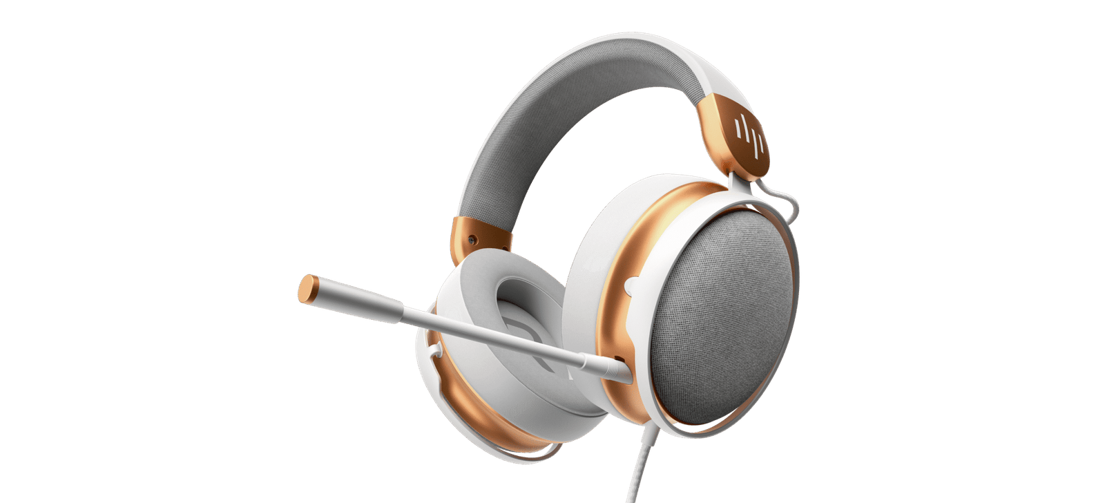 4 (4) Mängurikõrvaklapid Pime projekt SONO (valge) - Image 1