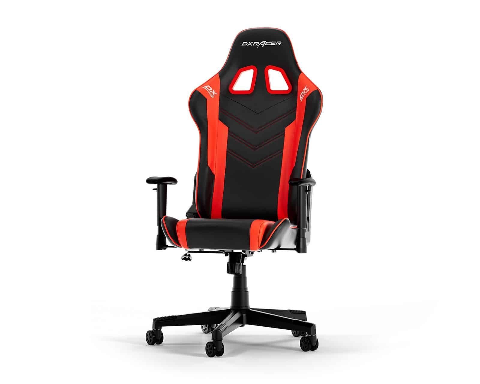 dxracer-prince-series-l-juodai-raudona-ergonoklõpsue Mänguritool Ergonoomiline DXRACER Prince Series L P132-NR (Must/Punane) - Image 1
